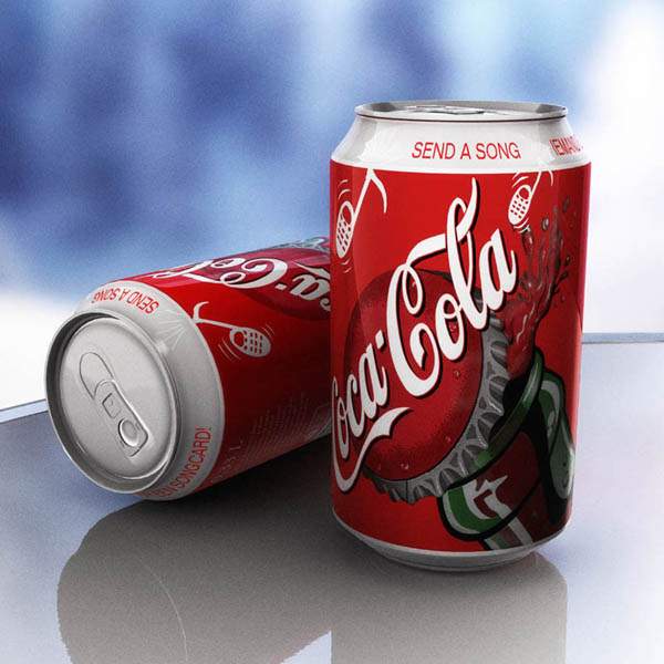 Cola-Dosen öffnen